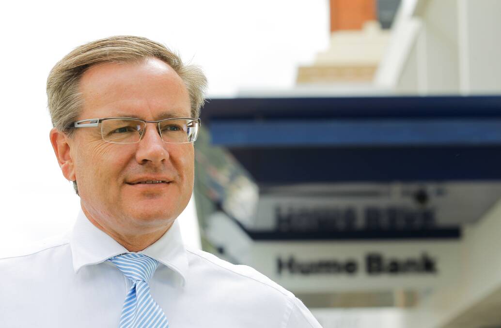 Billion dollar baby: Hume Bank chief executive David Marshall has unveiled an annual report which shows the institution now has $1 billion in assets.