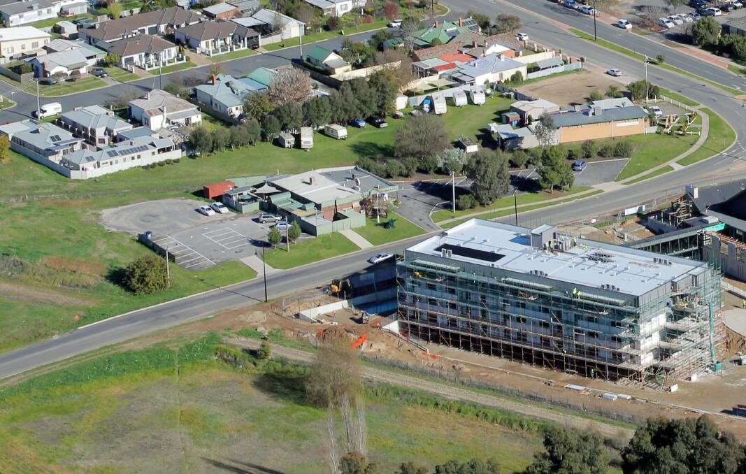 Show place: Land next to Wodonga's RSL Club in Reid Street, opposite the Quest apartments building, would house a city museum under a proposal by Bill Tilley.