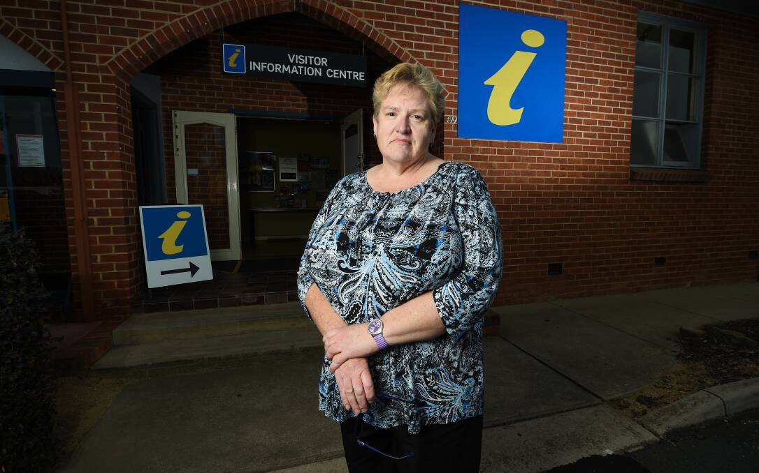 Sour end: Long-term Wodonga visitor information centre volunteer Maggie Reid has quit after watching the council abandon the Hovell Street building at its meeting on Monday night. Picture: MARK JESSER