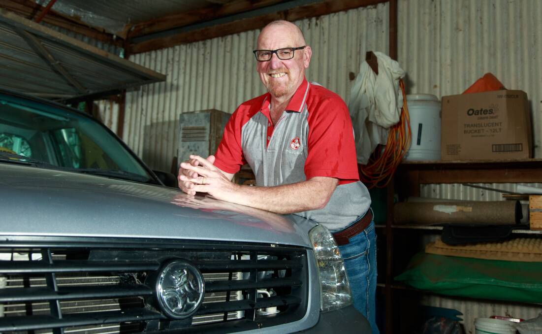 Holden man: David Murray at home. He spent 26 years selling Commodores, Barinas and Astras to Border motorists. Picture: SIMON BAYLISS 