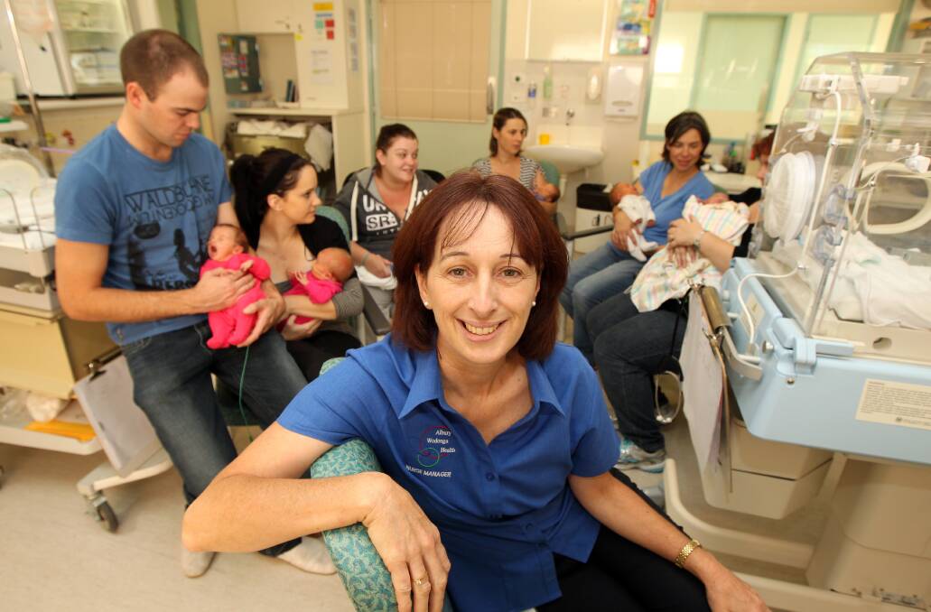 Looking to upgrade: Julie Wright in the special care nursery at Wodonga hospital. Funds from the City2City run-walk will go towards creating a new area for high need babies. 