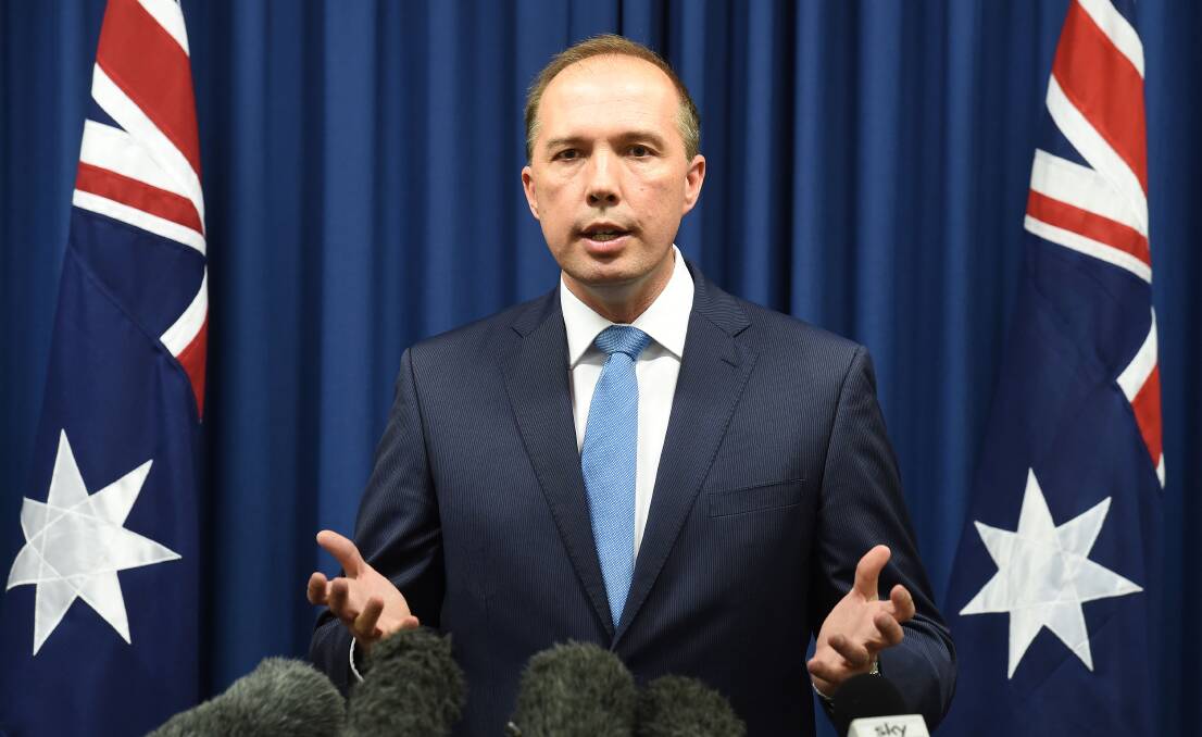 Care factor: Immigration Minister Peter Dutton should not blame others for the plight of asylum-seekers, according to a letter writer. 