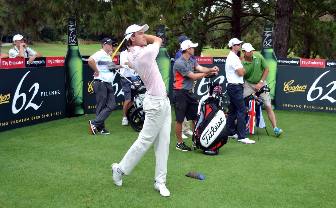 Flashback: Zach Murray at the Australian Open last year. The event has returned to The Australian course in Sydney. 