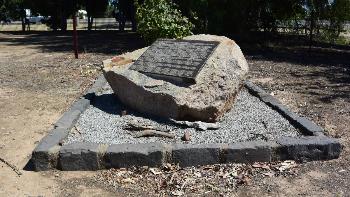 Resting place: The burial plot of bushranger Dan Morgan which is in a corner of the Wangaratta cemetery close to the Presbyterian section near Tone Road. 