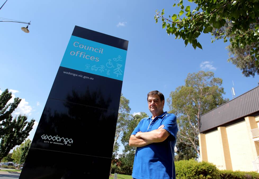 Happy with move: Ian Deegan is pleased the Wodonga Council has retreated from moves to develop Baranduda Fields. 