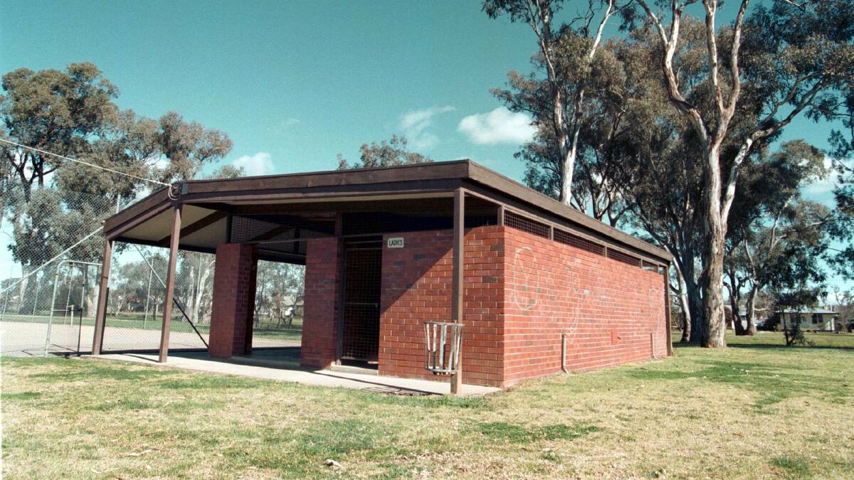 Comfort stop: A toilet block in Mitchell Avenue, Wangaratta, that is among 35 that are cleaned by the city's council. 