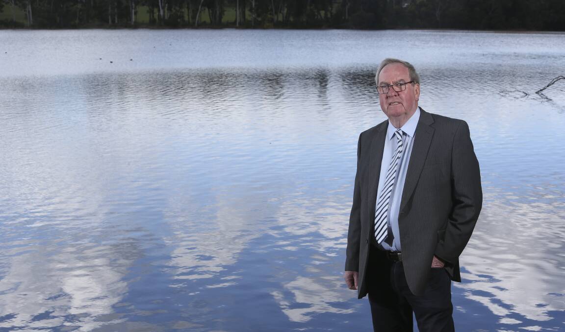 Making a splash: Former Indigo mayor Bernard Gaffney believes his shire has not made the hard budgetary decisions that other North East councils have made.