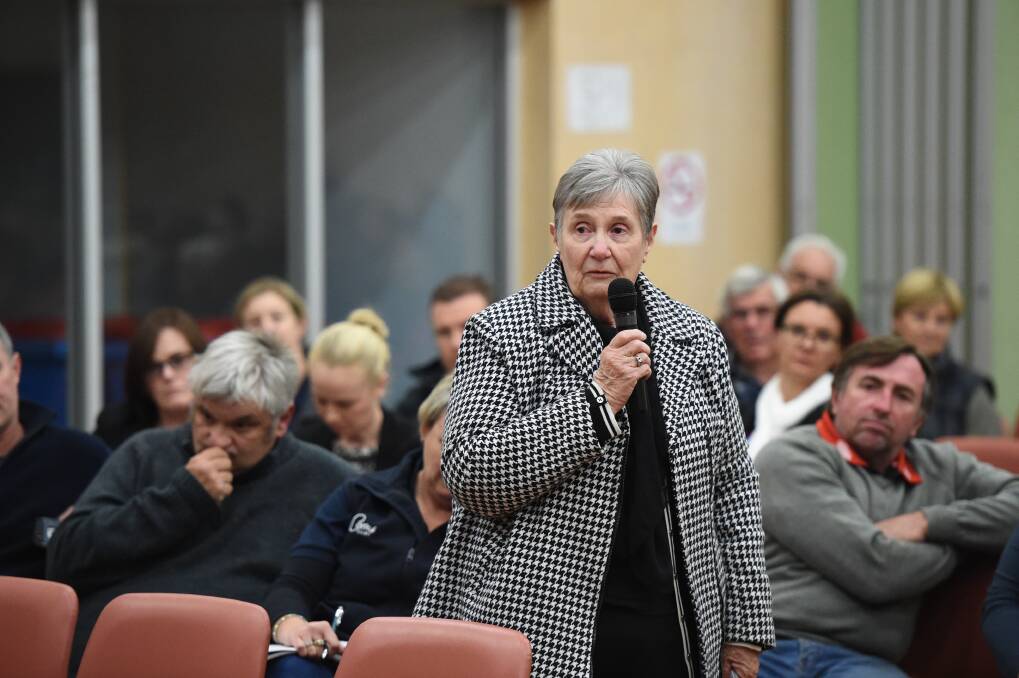At the shopfront: Wodonga Kiewa milk distributor Sue Coon told of how she had stayed loyal to Murray Goulburn products despite approaches from other dairies.