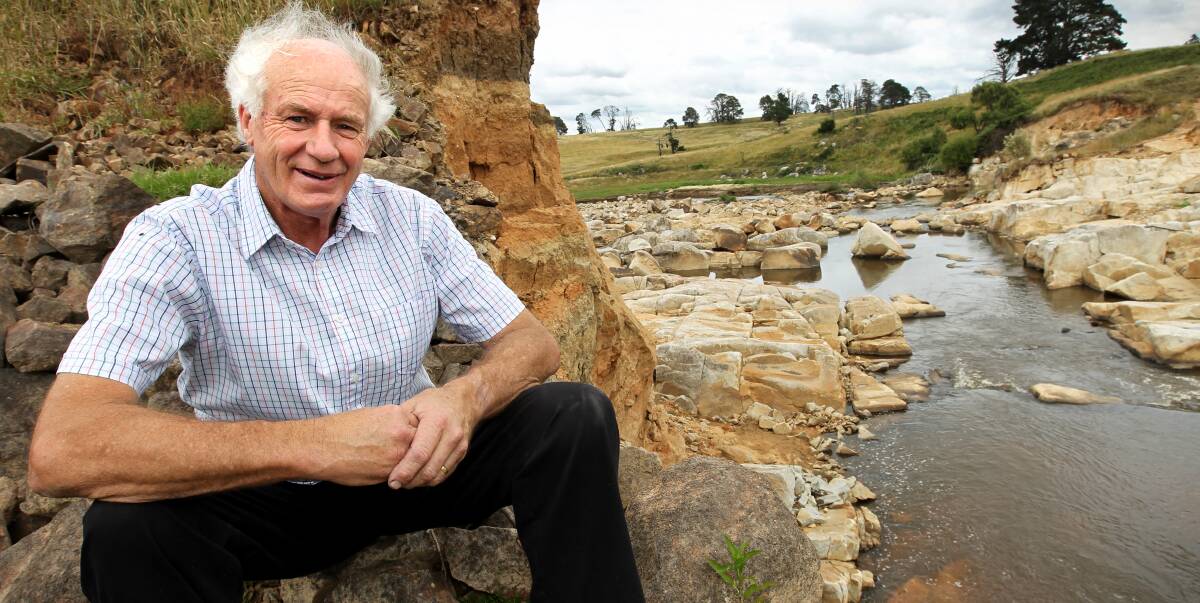 Washed up: Tumbarumba mayor Ian Chaffey is appalled that the NSW Government has forced his council to merge with Tumut Shire after a lengthy campaign against amalgamation. 