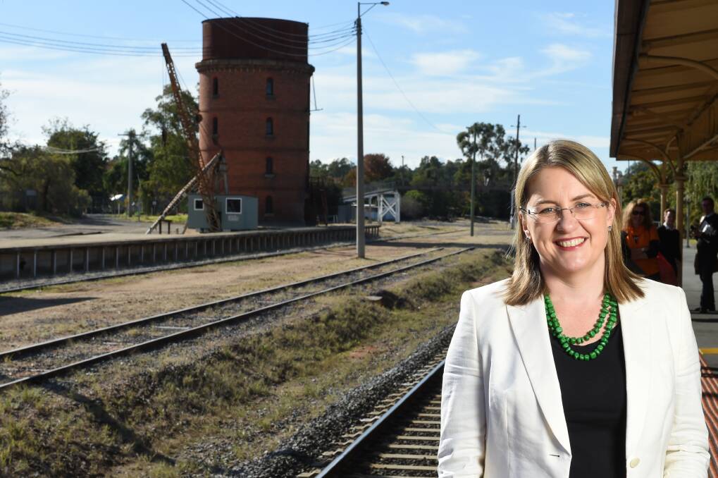 Firing back: Jacinta Allan has defended her government's record on the North East rail corridor which has been a magnet for problems and poor service.