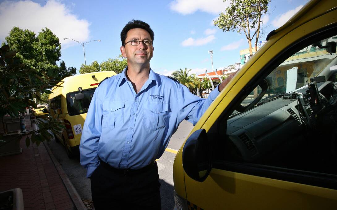 Left furious: Wodonga taxis chief Scott Cowie believes regional areas should have been treated differently to Melbourne with legislation for ride-sharing services.