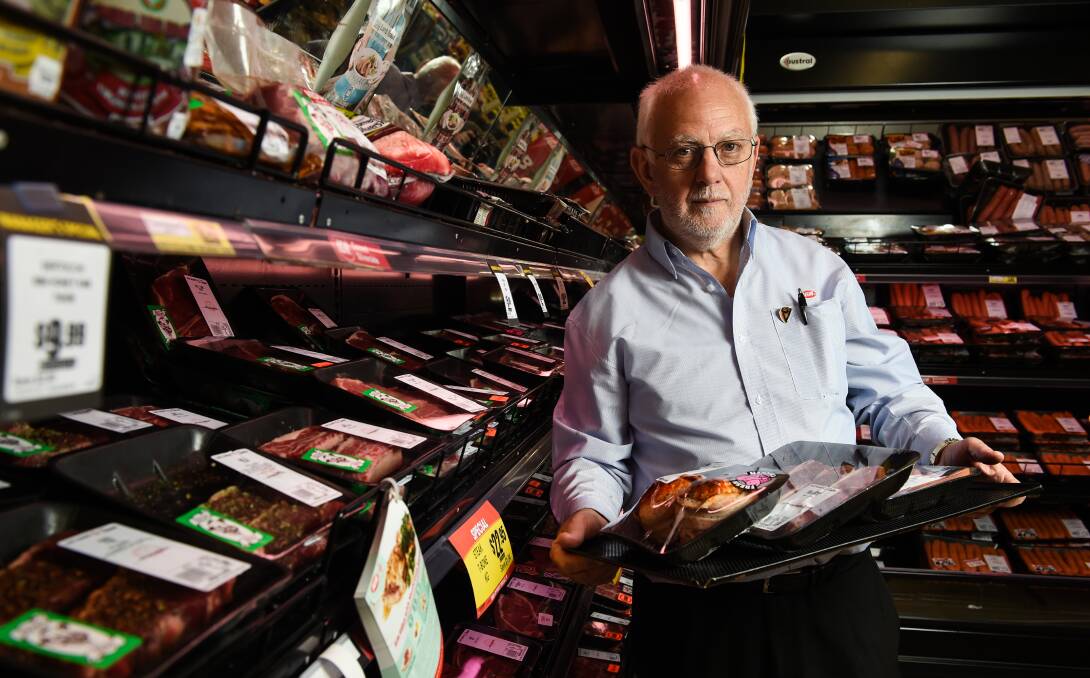 Plastic not so fantastic: IGA supermarket owner Bob Mathews is seeking feedback on a plan to phase out plastic bags at his Jindera store.