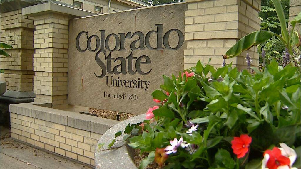 Set in stone: A Colorado State University sign. The institution's initials CSU have reportedly created confusion with Charles Sturt University. Picture: CBS 