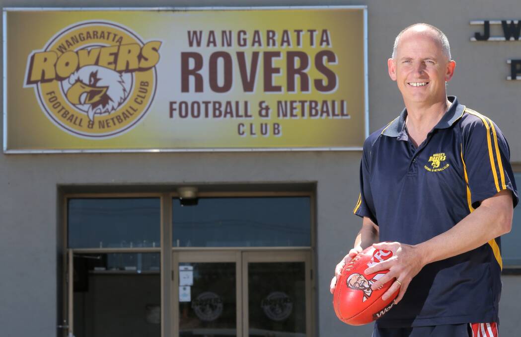 FINISHING UP: Paul Maher will coach the Wangaratta Rovers for the final time on Saturday against minor premier Albury at the W.J. Findlay Oval.