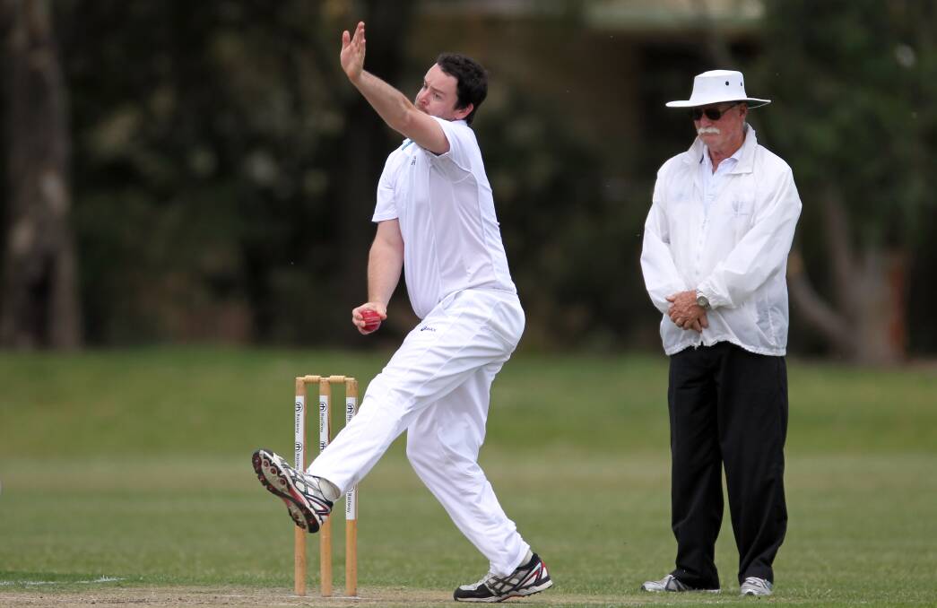 CONTRIBUTED: City Colts veteran Kent Braden took 3-64 to help his side to a narrow eight-run win over Wangaratta Magpies on Saturday at the Bill O'Callaghan Oval.