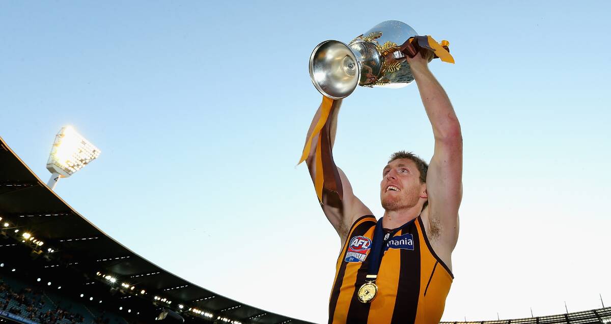 DOUBLE DELIGHT: Dederang ruckman Ben McEvoy is hoping to claim his second Hawthorn premiership with a win over West Coast in Saturday's AFL grand final.