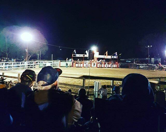 Catching the action at The Man From Snowy River Bush Festival at Corryong on the weekend. Photo: Instagram @youwalk_iroll 