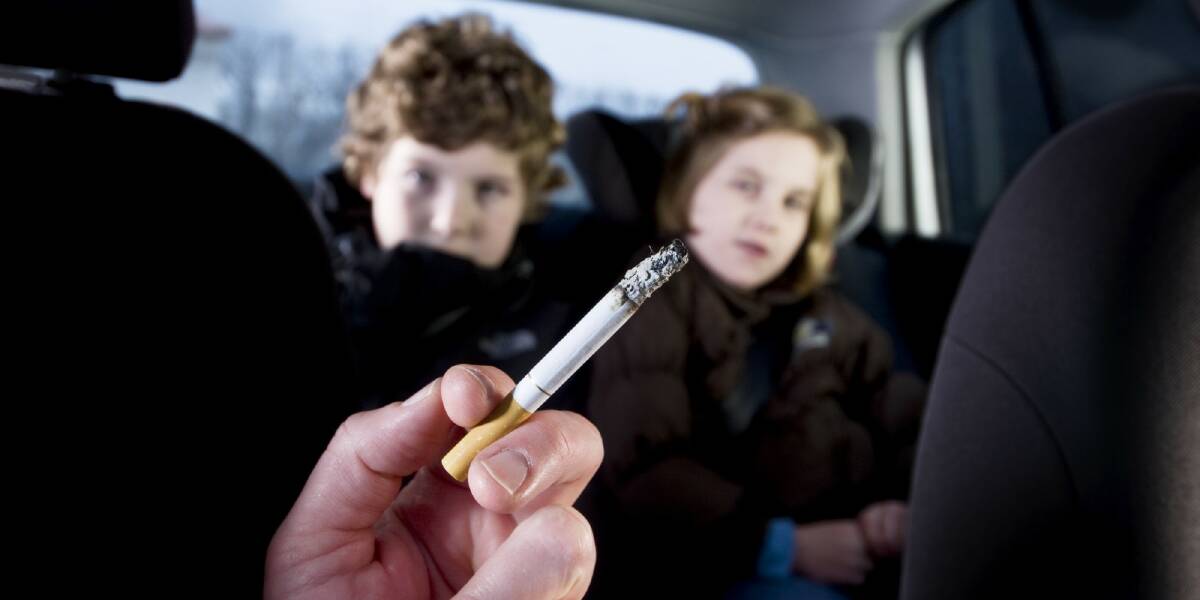 In Victoria and New South Wales, it's illegal to smoke in your car if children are under 18. Photo via Huffington Post. 