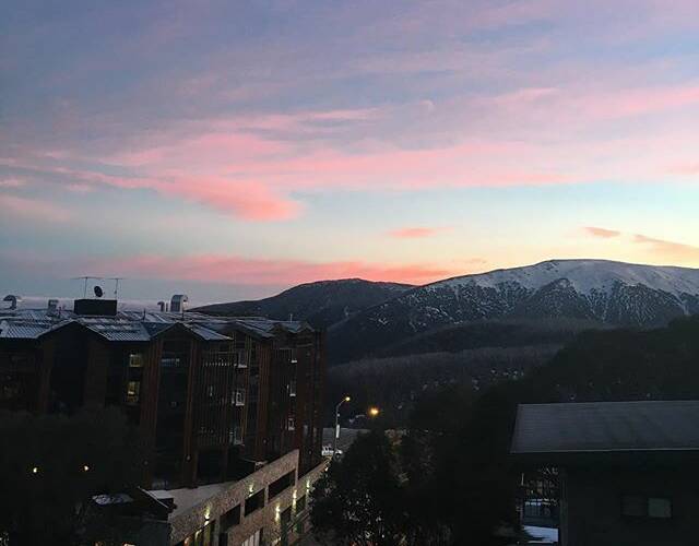 Beautiful sunrise at Falls Creek this morning. Today's Instagram #PicoftheDay is by @debbickle.