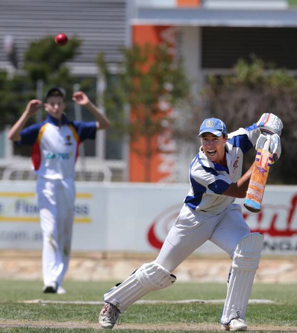 MARVELLOUS CENTURY: Kayde Surrey blasted 154 against Benalla Violet Town United. It's the highest score in six years.