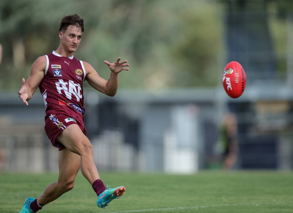 Wodonga's Noah Bradshaw featured in the best against the Roos. Picture by James Wiltshire