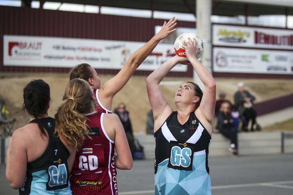 MEANI MAGIC: The Panthers' Alison Meani shot a round-high 43 goals in the 63-25 win against Wodonga. Meani now has 228 goals.