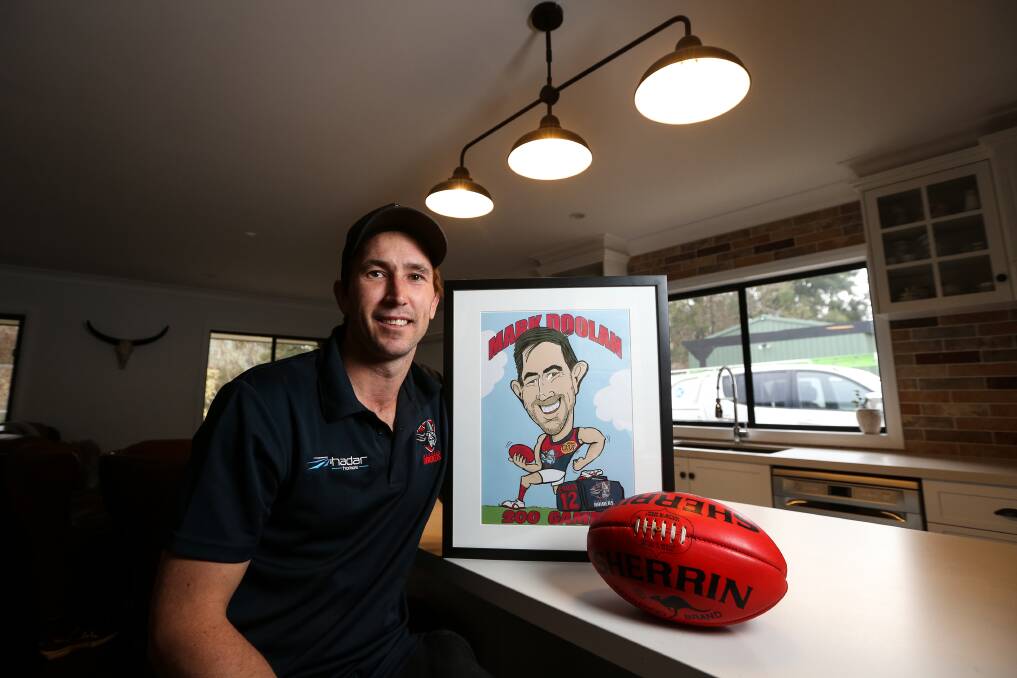 Mark Doolan will celebrate his 200th game against Yarrawonga on Saturday.