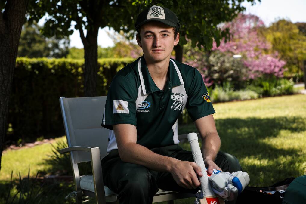 NICK'S KNACK: St Patrick's Nick Brown hit the winning run against the much-improved Wodonga Raiders. Brown has played a key role in St Pat's resurgence.