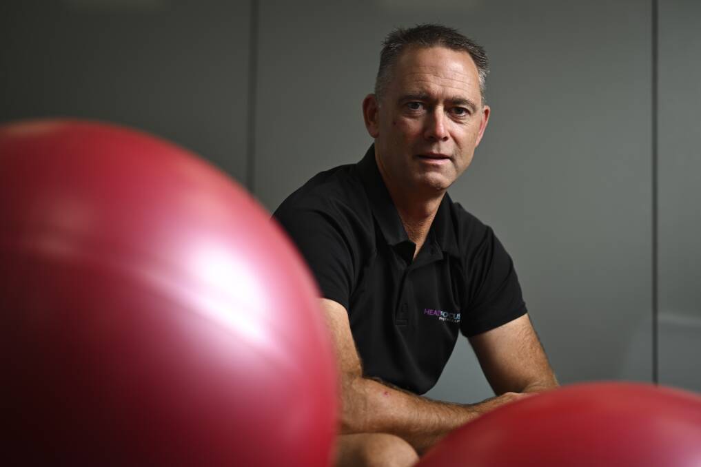 Border physiotherapist Michael Bowler has been instrumental in advocating best practice concussion management. Picture by Mark Jesser