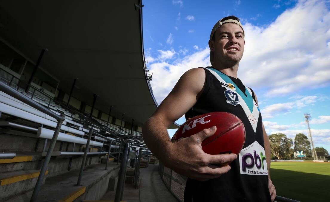 TOMMY GUN: Lavington will field a smaller, but quicker outfit
when its season starts on Saturday against Wangaratta.
Tom Hargreave finished second in the Panthers' best and fairest.
Picture: JAMES WILTSHIRE