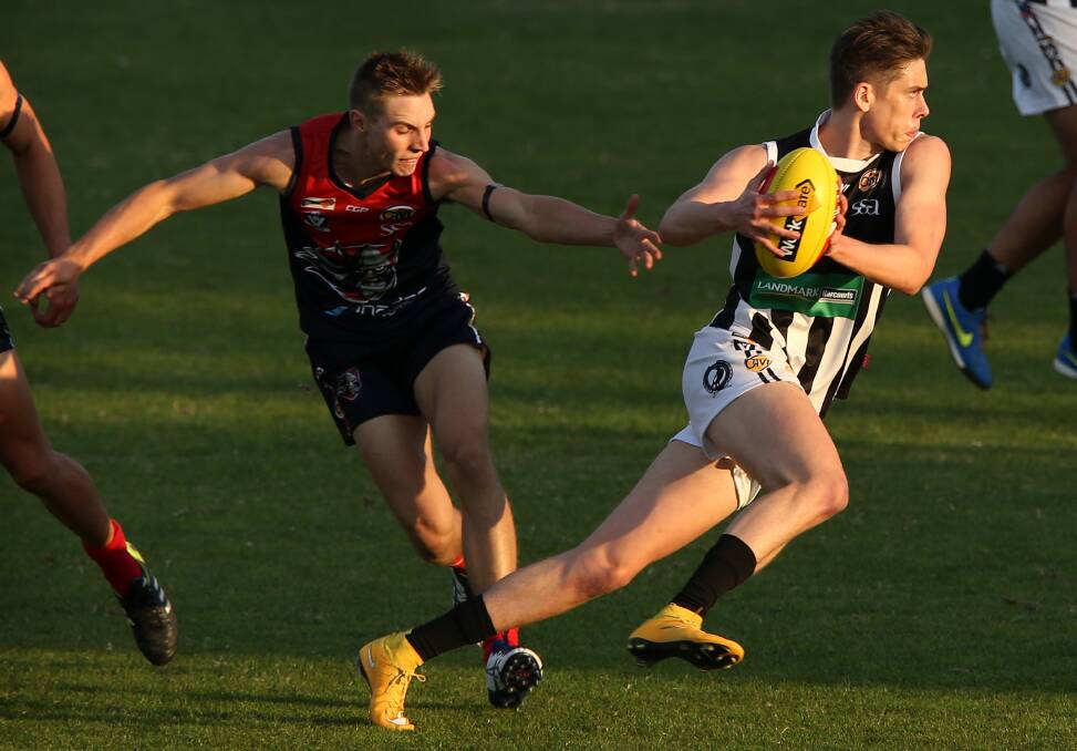 KEY DEFENDER: Wangaratta's hopes of retaining the premiership have taken a positive step, signing brothers Jamie (pictured) and Mark Anderson.