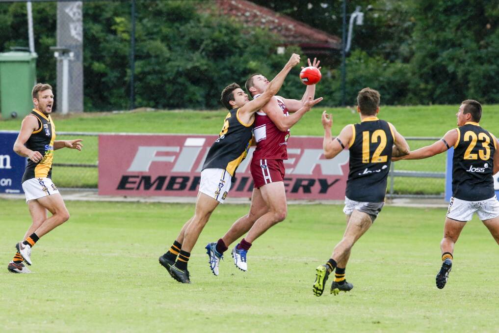 TOUGH STUFF: Wodonga produced one of its best performances in years to down Albury by 40 points in a result which stunned the O and M.