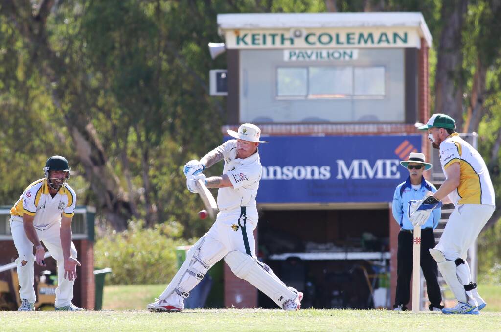 Ash Hulme starred with the bat and ball against the Bushies.