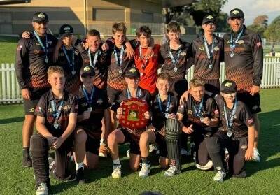 CAW Murray's state winning under 14 cricket team on Thursday.