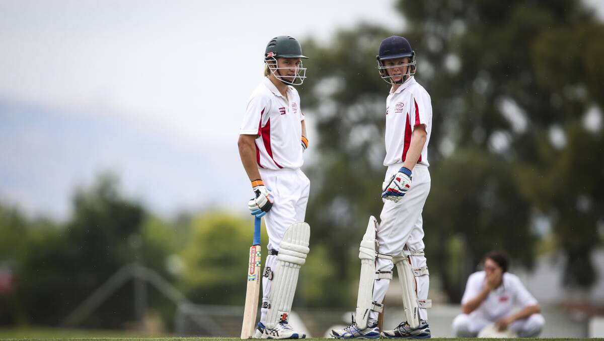 CLASS ACT: Eddy Ziebarth (left) struck 70 not out against Walla.