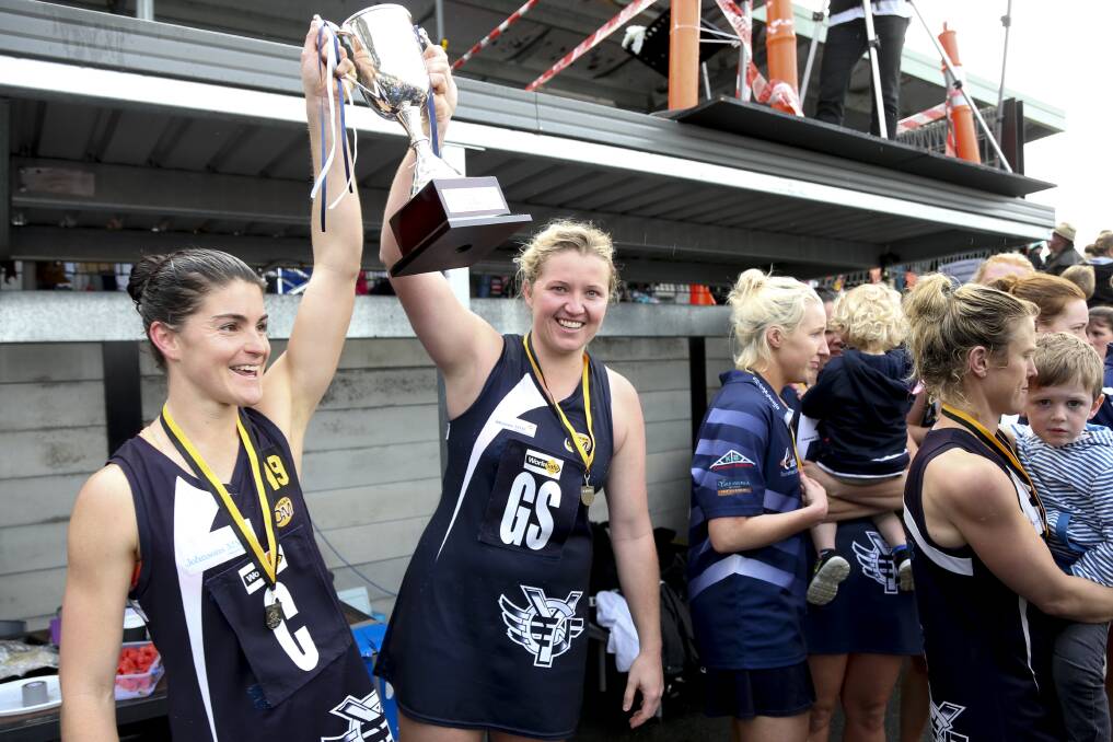 BACK OF BOURKE: Yarrawonga premiership star Laura Bourke (left) will miss six weeks of the home and away season while on holiday.