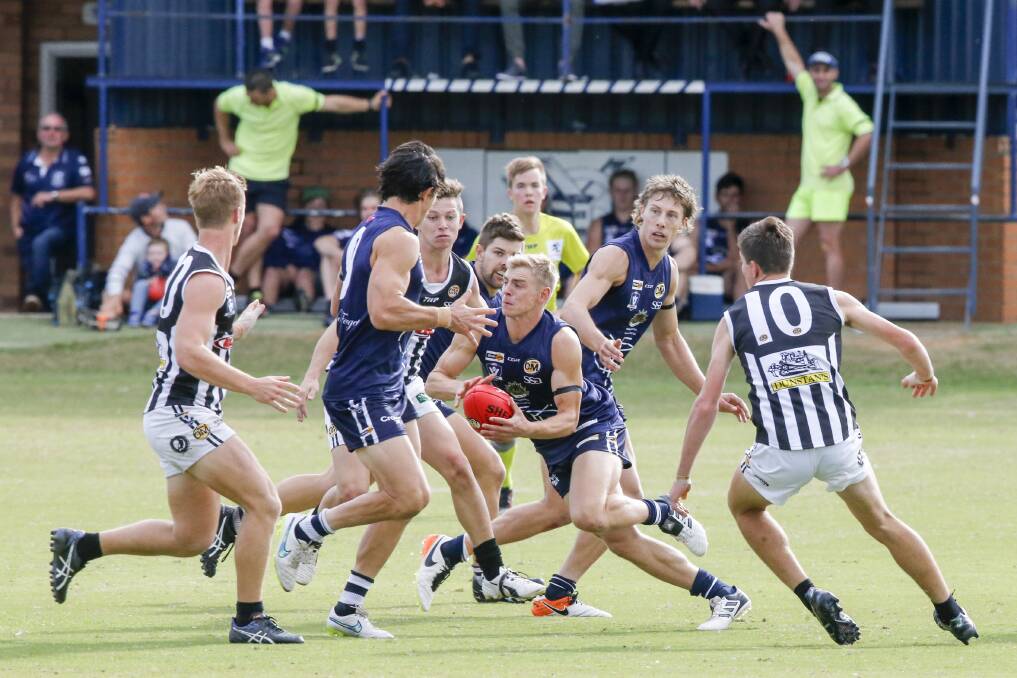 BRILLIANT BRONSON: Yarrawonga's Bronson Schofield was outstanding in his team's win over Wangaratta, his pace troubling the Pies. Pictures: SIMON BAYLISS