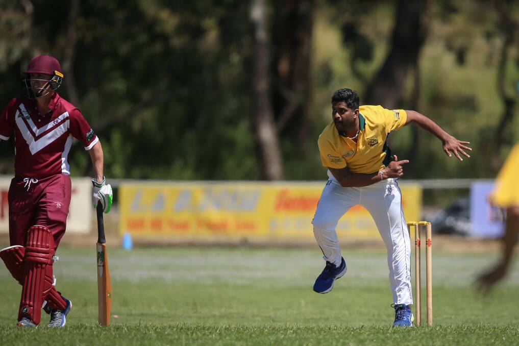 Tallangatta's Dilhara Lokuhettige will look to lift with his batting against North Albury.