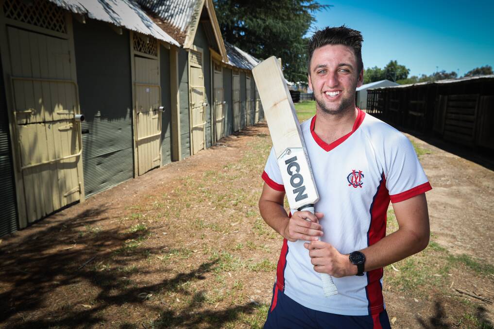 BRAD'S BACK: Brad Melville has returned to play football with Wangaratta after he was set to miss the year with cricket commitments overseas.