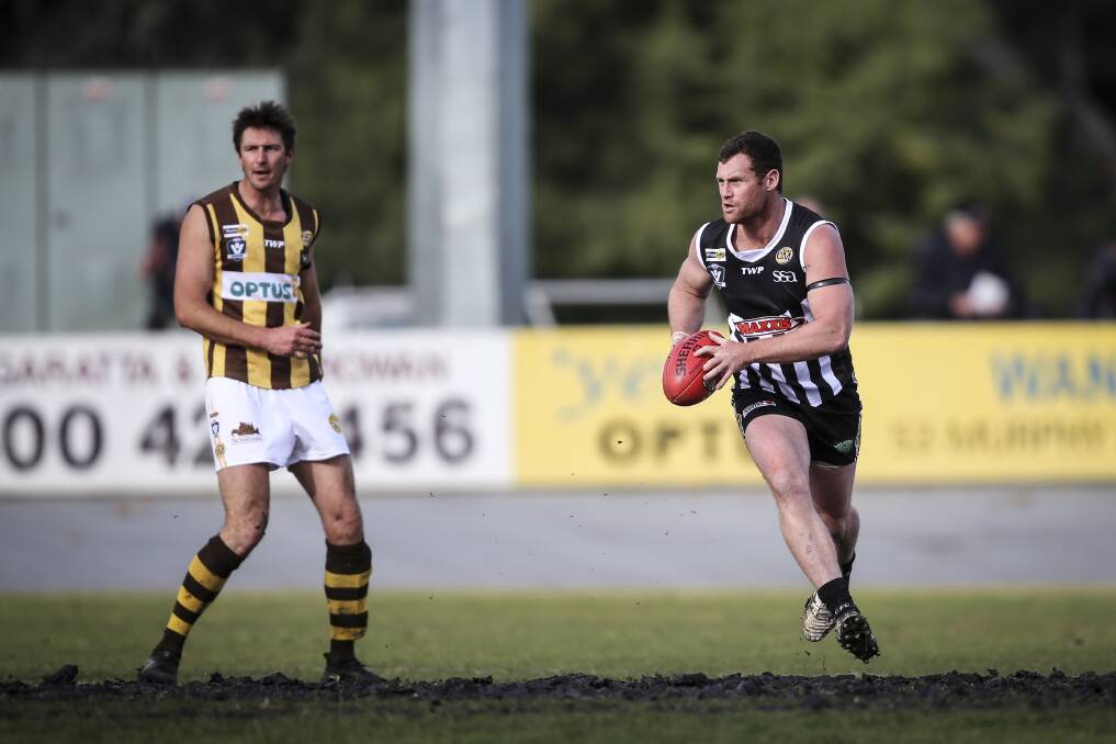 TOP FORM: Wangaratta's Daniel Boyle continued his outstanding recent form. Boyle was named the Pies' second best, behind Ben Speight.