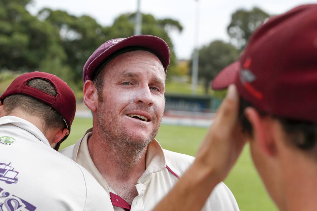 ABOUT TIME: The joy and relief of winning a provincial title after 15 years of trying shows on the face of Wodonga coach Dan Dixon. Picture: SIMON BAYLISS