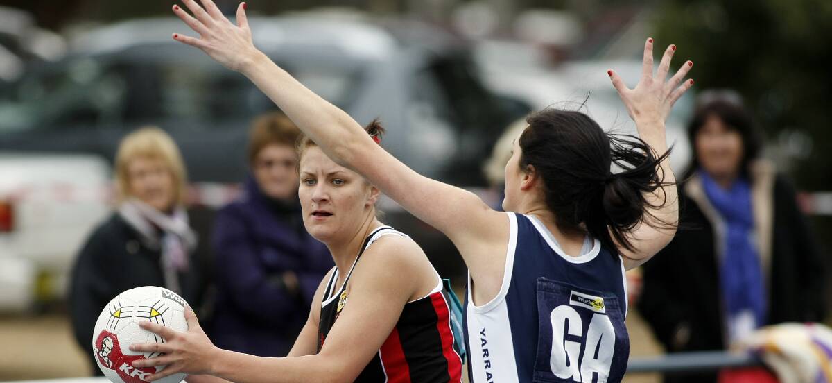 PANTHER PAST: Lauren O'Shea played about 100 A grade games in Ovens and Murray netball. O'Shea's work ethic was vital as she worked her way through the grades. 