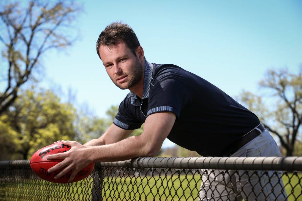 DONE DEAL: Jarrod Hodgkin couldn't be happier with his decision to sign with the Wodonga Raiders in a coaching role for the next three seasons. Picture: JAMES WILTSHIRE