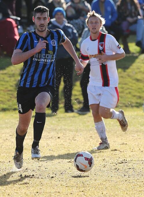 STRIKE WEAPON: Matt Park is returning to the form that won him last year's AWFA Star Player award with five goals against Wangaratta City on Sunday. 