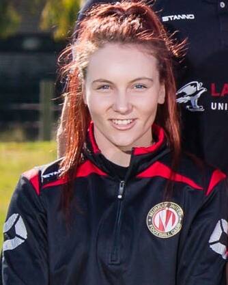 Murray United's Sabrina Hopewell had the chance to work alongside some of the A-League and W-League's best players at Melbourne City. 