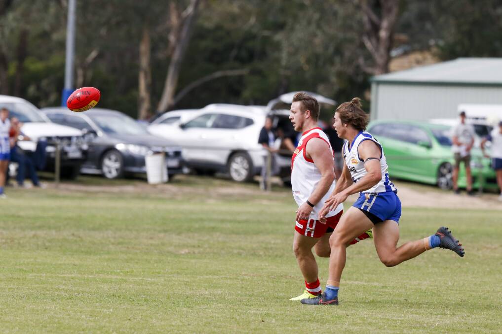 MAXIMUM: Danyl Woods polled 10 votes in Chiltern's strong win over Dederang-Mount Beauty to take second spot in the Tallangatta League's Player of the Year Award.