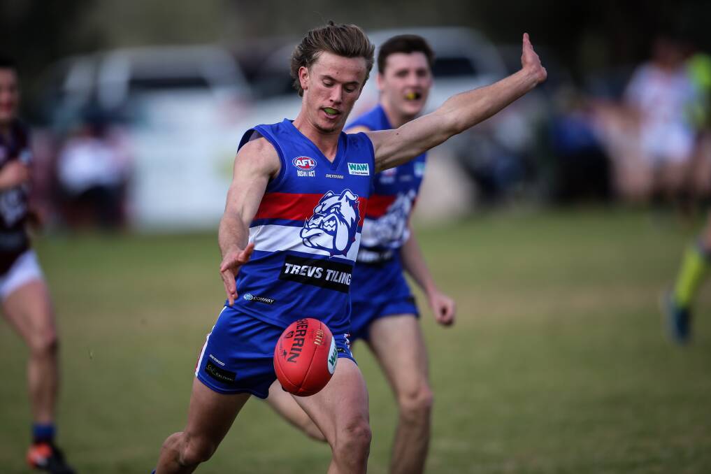 MAKING THE SWTICH: Julian Hayes has crossed from Hume League grand finslists Jindera to North Albury for the 2018 Ovens and Murray season.
