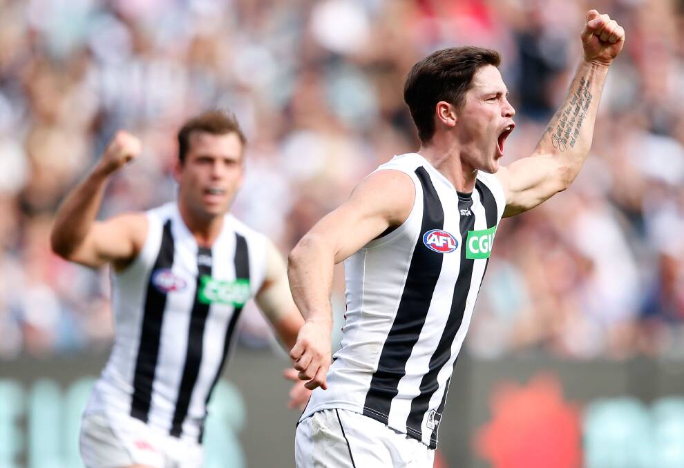 BACK IN TOWN: Myrtleford export Jack Crisp will be in Wangaratta for Collingwood's AFL Community Camp next Tuesday. Picture: GETTY IMAGES