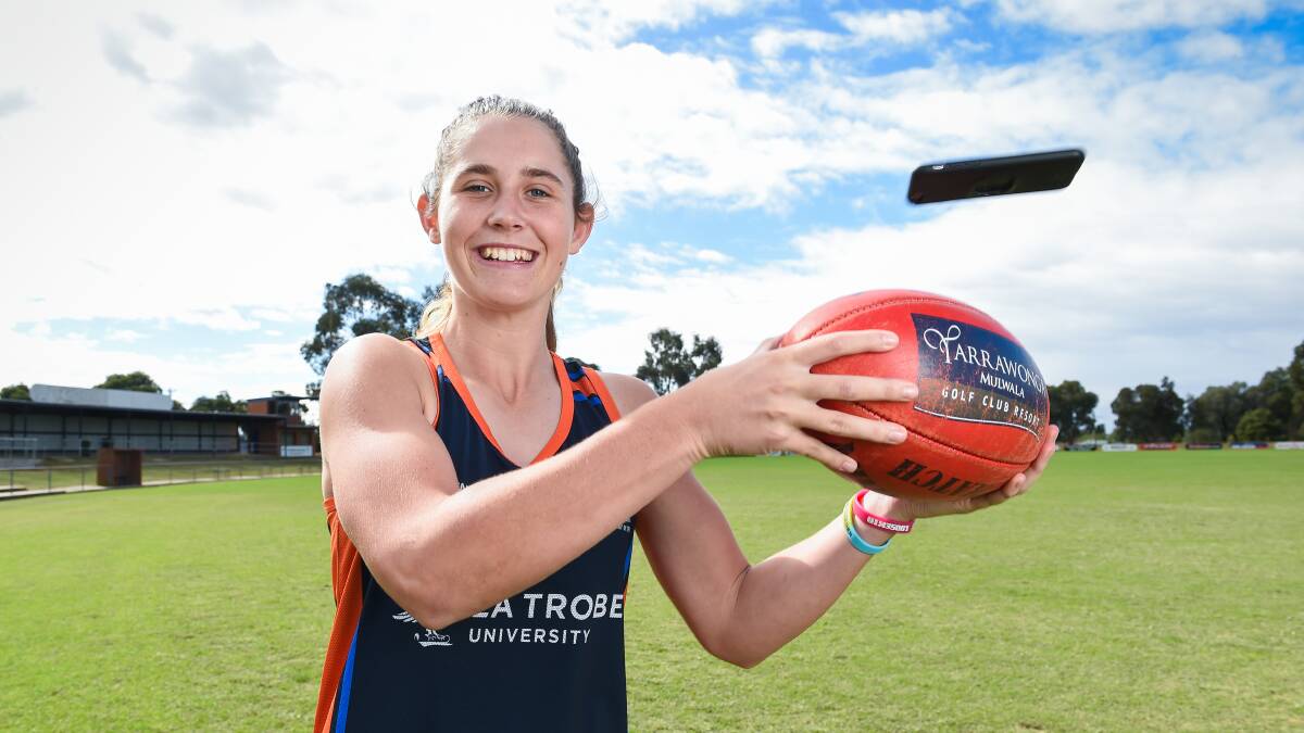 DREAM COME TRUE: Former motorbike racing star Iilish Ross has been drafted by Collingwood for the 2018 AFL Women's season. 