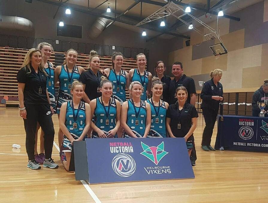 MASSIVE EFFORT: The North East open netball team impressed at the state titles in Melbourne by making it all the way to the final.